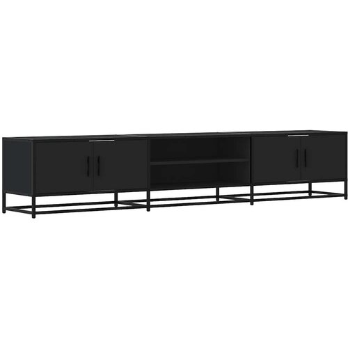 Maison Chic TV omarica - TV enota - Televizijska omarica črna 210x35x41 cm inženirski les, (21701444) Cene