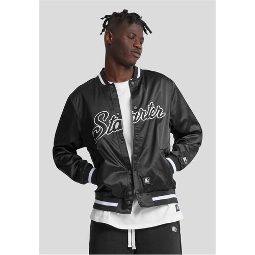 Starter Black Label Men's Starter Jacket Satin College Black Cene
