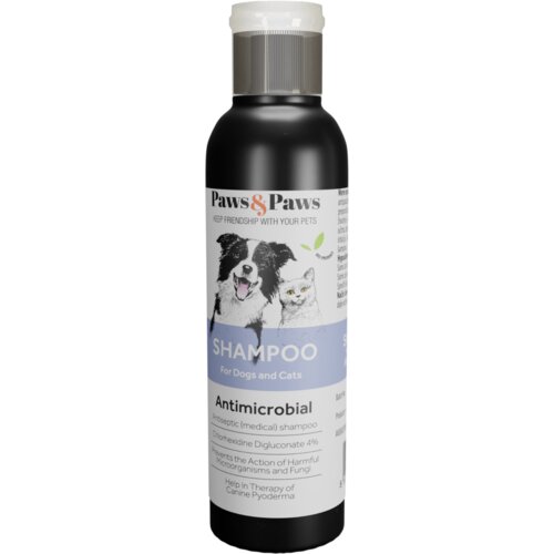 PAWS&PAWS antimicrobial šampon za pse i mačke 250ml Slike