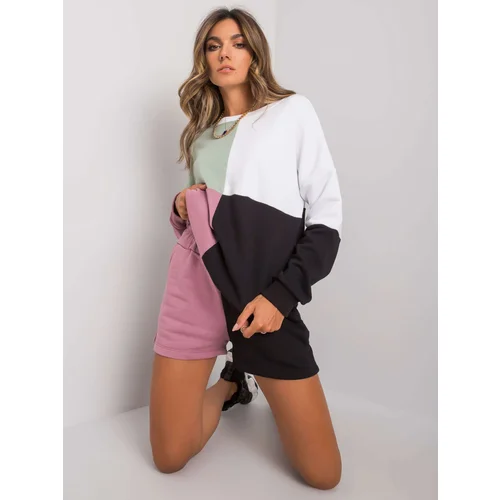 Fashion Hunters Dusty pink and pistachio Amaris RUE PARIS casual set