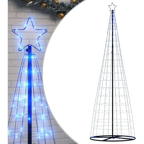 VidaXL LED božićno drvce 550 LED dioda plavo 304 cm Slike