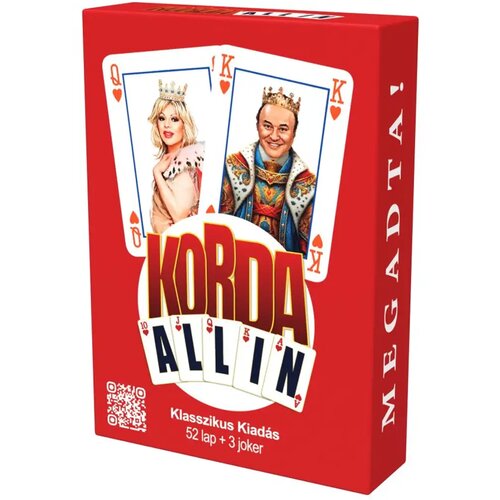 Asmodee Korda All-in klasični francoski igralni komplet kart (52 kart + 3 jokerji) Cene