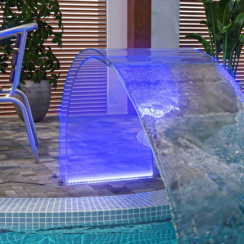 FONTANA za bazen s RGB LED svjetlima akrilna 50 cm Cene