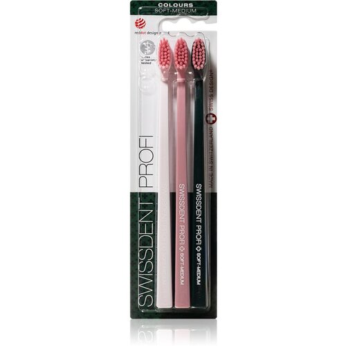 Swissdent Profi Trio zobne &amp;scaron;četke soft 3 kos Slike