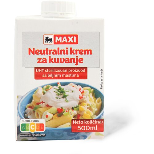 Maxi Krem za kuvanje neutralan 500ml Cene