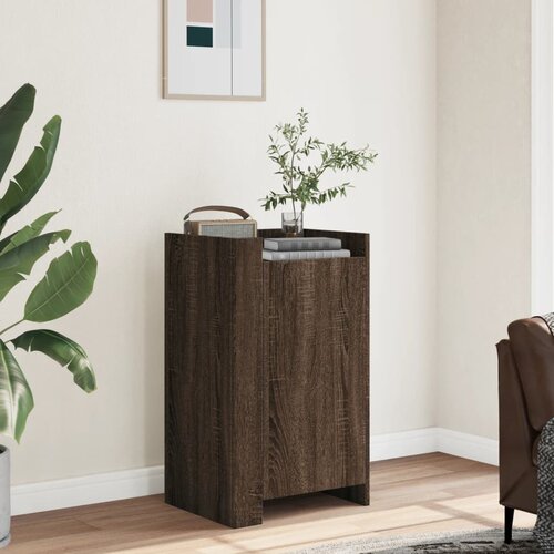 vidaXL Komoda rjav hrast 45x35x75 cm inženirski les Cene