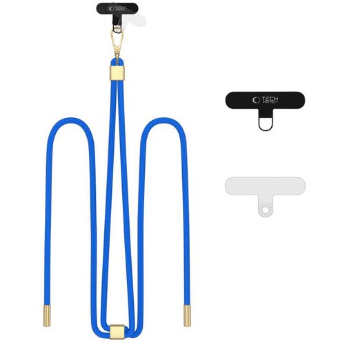 TECH-PROTECT C2S VRVNI TRAK ZA ČEZ TELO ZA TORBICO COBALT BLUE GOLD, (21970357) Cene