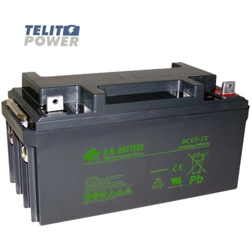 BB Tech BC65‑12 AGM akumulator &amp;ndash; 12V, 65Ah za UPS i telekom Slike