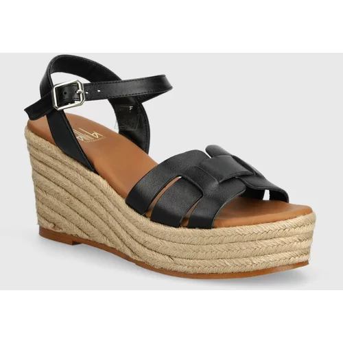Billi Bi Kožne sandale boja: crna, A5963
