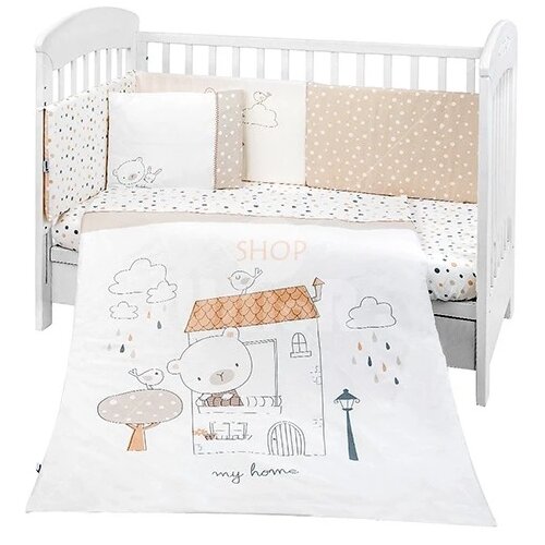 Kikka Boo KikkaBoo Posteljina sa ogradicom 6 pcs 70/140 My Teddy (KKB60095) Cene
