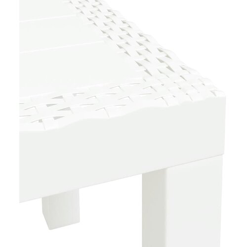  Vrtni stol bijeli 59 x 47 x40 cm PP Slike