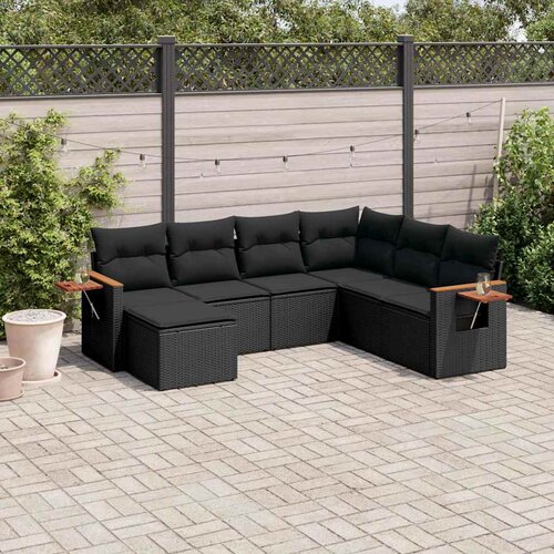  7-dijelni set vrtnih sofa od poliratana Cijene