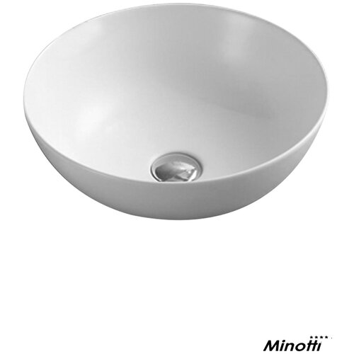 Minotti nadgradni lavabo za kupatilo mat beli 41,5cm Slike