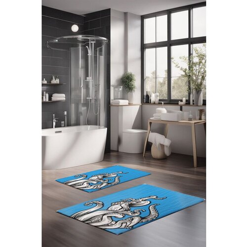  CT-5290 multicolor bathmat set (2 pieces) Cene
