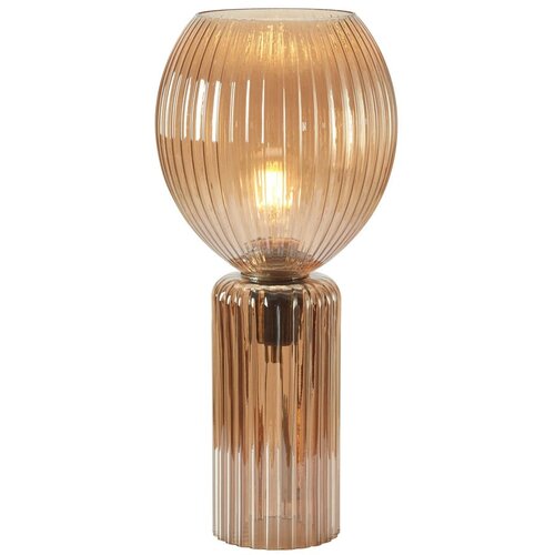 Marksl&amp;ouml;jd Stolna lampa jantarna sa staklenim sjenilom (visina 40 cm) Toulipa &amp;ndash; Slike