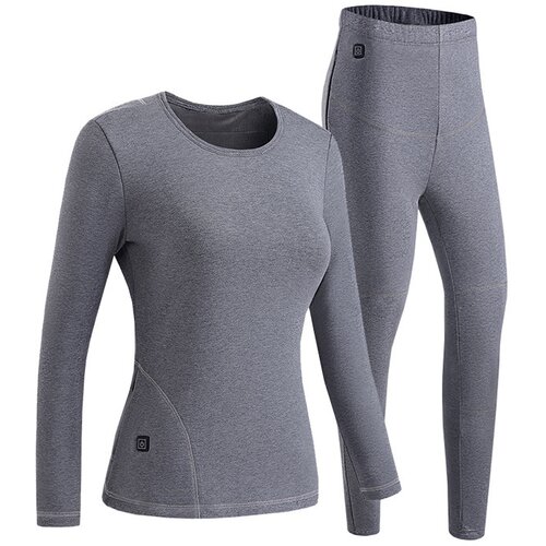 INF ženski ogrevani osnovni sloj Grey M, (21658427) Cene