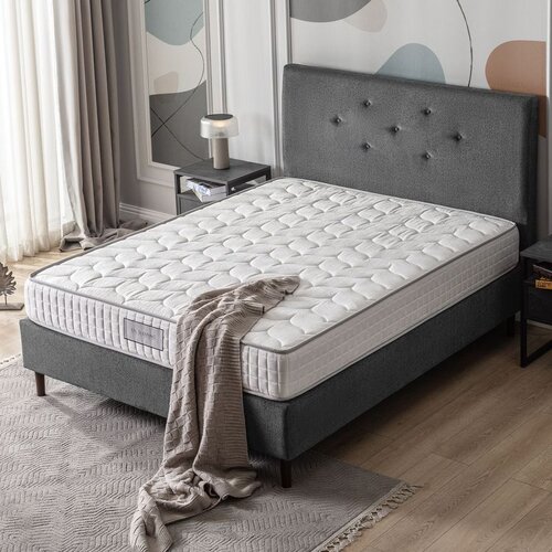 Hanah home Grey 180 x 200 White Mattress Cene