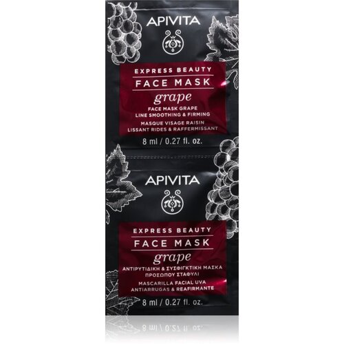 Apivita Express Beauty Grape učvrstitvena maska za obraz 2x8 ml Cene