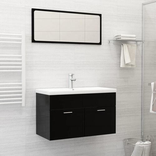 vidaXL Vgradni umivalnik s pipo 81x39x18 cm keramičen bel - - Bela - 17.9 - 81 x 39 x 18 cm - 2025-vidaXL-Uvoz_2 Cene