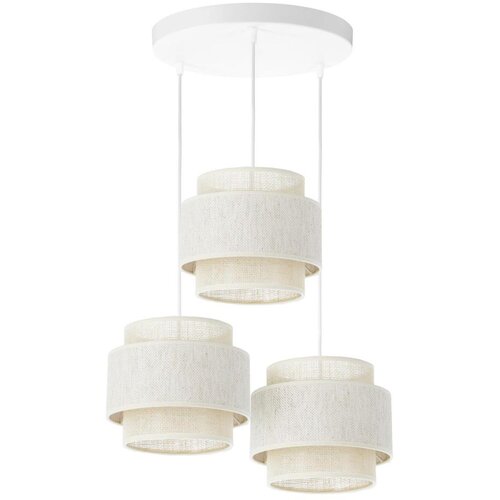  Luster na užetu BOHO 3xE27/60W/230V krem/juta Cene