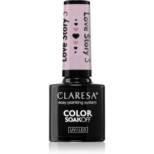 Claresa SoakOff UV/LED Color Love Story gel lak za nohte odtenek 3 5 g Cene