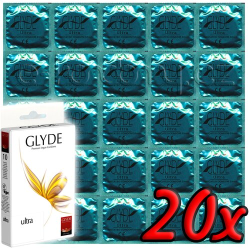 GLYDE Ultra - Premium Vegan Condoms 20 pack Cene