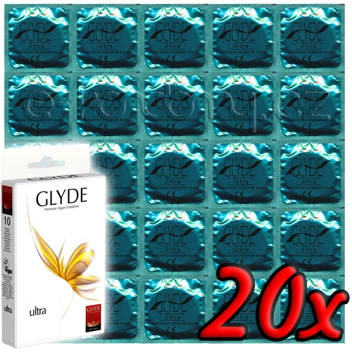 GLYDE Ultra - Premium Vegan Condoms 20 pack