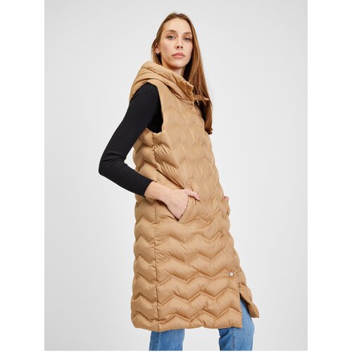 Orsay Brown Ladies Quilted Vest - Women Cijene