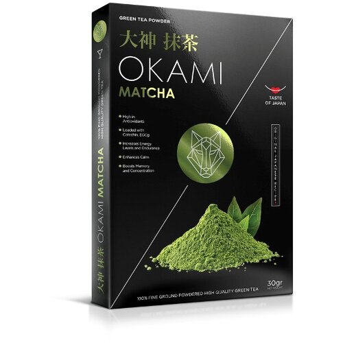 OKAMI MATCHA matcha zeleni čaj u prahu Okami 30 g Cene