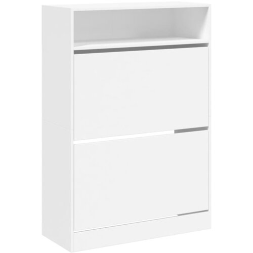 Maison Chic Omarice za obutev - Kopa za čevlje z 2 predaloma bela 80x34x116 cm, (21776455) Slike