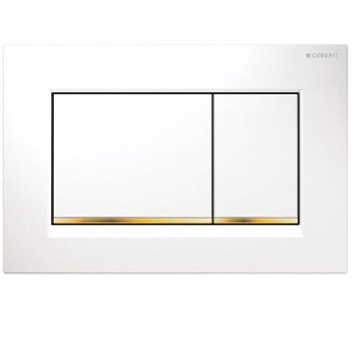Geberit Aktivirna tipka Sigma30 (Bela/Pozlačena/Bela) (115.883.KK.1) Slike