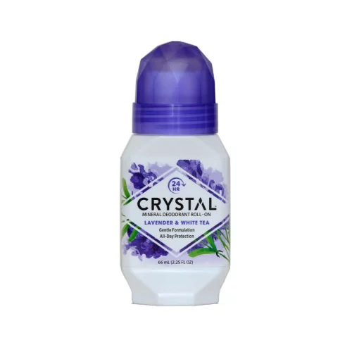 Crystal Essence, roll on deodorant sivka in beli čaj