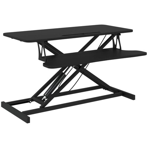 Maison Chic Nastavljiva delovna postaja - pisarniška miza - Računalniška miza 90x40x(13-50) cm jeklo in inž. les, (21785127) Cene
