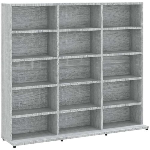 VidaXL Ormarić za CD-ove boja hrasta 102x23x89,5 cm konstruirano drvo Slike
