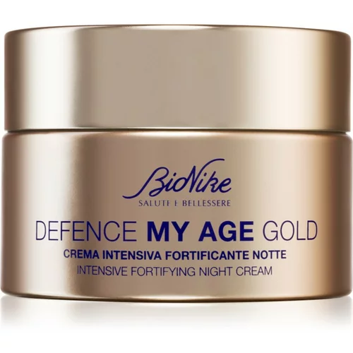 BioNike Defence My Age Gold intenzivna noćna krema za zrelu kožu lica 50 ml