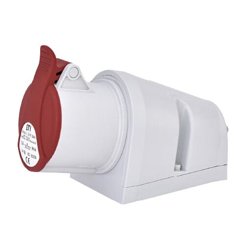  Nadgradna industrijska utič. 32A 4P 400V 3P+PE Slike