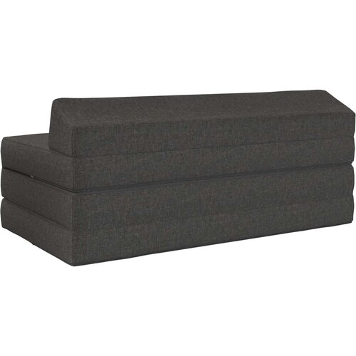 SOFA na razvlačenje Tamnosiva 120 x 60 x 49 cm Tkanina Slike