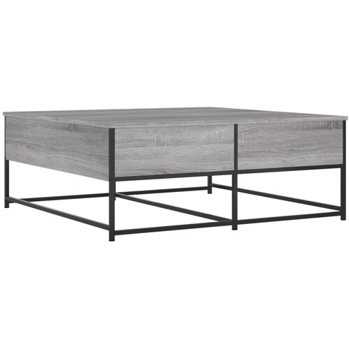  Stolić za kavu boja sivog hrasta 100x99x40 cm konstruirano drvo Slike