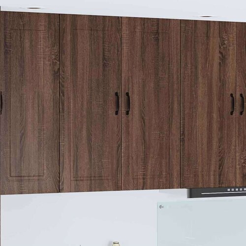 vidaXL Stenska kuhinjska omarica s polico Rjav hrast 80 x 31 x 100 cm Cene