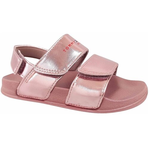 Tommy Hilfiger Logo Velcro Sandal Ružičasta Slike
