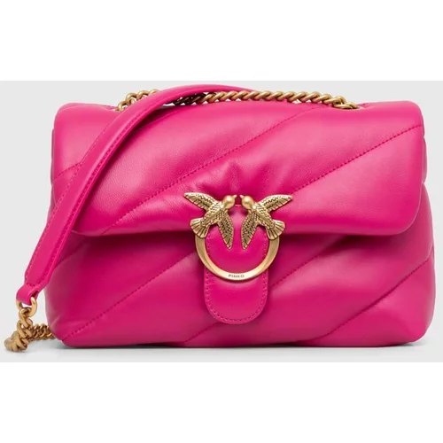 Pinko Kožna torba boja: ružičasta