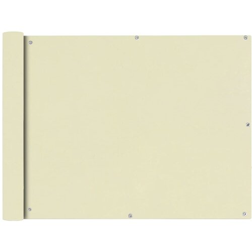 vidaXL balkonska Zaštita Oxford Tkanina Krem boje 90x400 cm Cijene