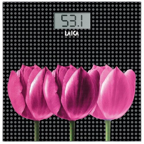 Laica osobna vaga TULIPANI CRNA PS1075 L Slike