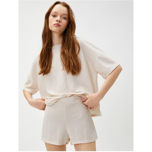 Koton Pajama Top - Ecru - Short Slike
