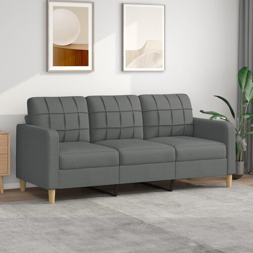 vidaXL Trosed svetlo siv 180 cm blago Cene