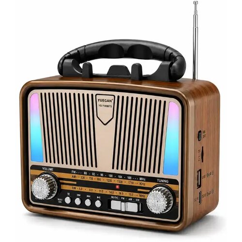 Retro radio zvučnik Platoon YG-7090BTS sa lampom za dom Cene