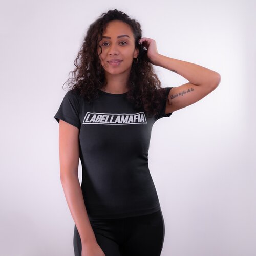 LaBellaMafia ženska majica mesh black Slike