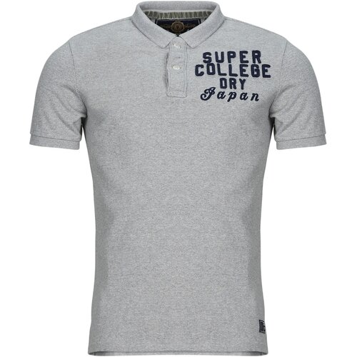 Superdry Polo majice kratki rokavi POLO VINTAGE ATHLETIC Siva Cene