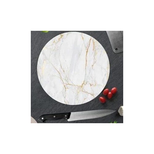 White Marble staklena daska Ø32cm Cijene