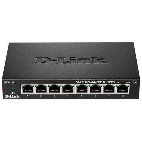 D-link switch neupravljivi,DES-108/E (metalno kućište) Cijene
